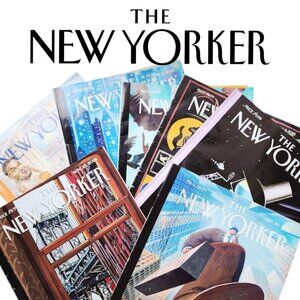 The New Yorker Magazine Bundle Lot of 7 Magazines RANDOM DATES Reading bundle